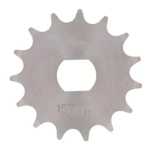 Neuheit Ritzel / Kettenritzel 15 Zähne 1/2x5,4 für Simson S51, S53, S70, SR50, SR80, KR51/2 Schwalbe