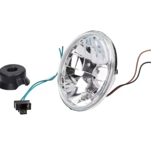Scheinwerfereinsatz rund Klarglas 12V H4 / HS1 Halogen mit Standlicht für Simson S50, S51, S70 Schneller Versand