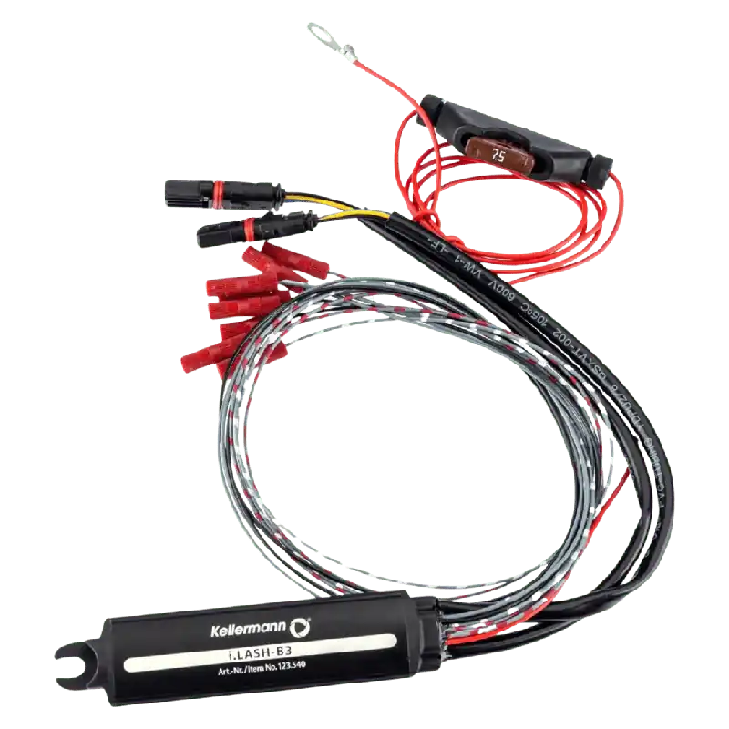 Kellermann i.LASH - B3, Adapterkabel Für B3 Blinker / Rücklicht / Bremslicht hin Nur Heute