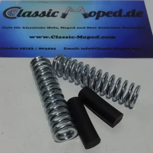 Sonderaktion Passend für Zündapp M50 25 Combinette Falconette Gabelfeder Gabel + Gummi NEU
