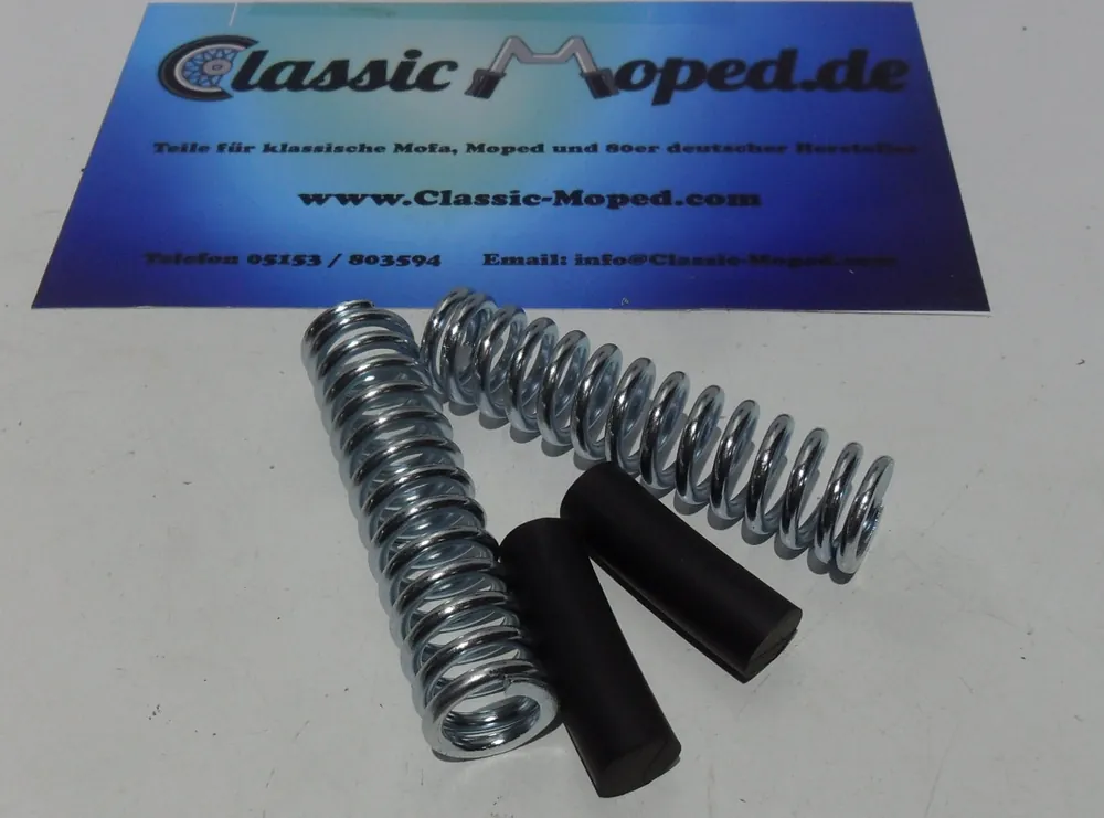 Sonderaktion Passend für Zündapp M50 25 Combinette Falconette Gabelfeder Gabel + Gummi NEU