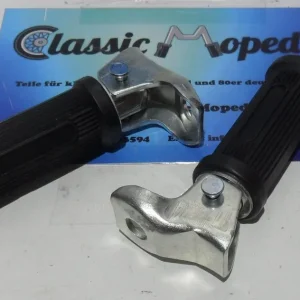 Kostenloser Versand Sozius Fußrasten rund Mofa Moped Universal NEU