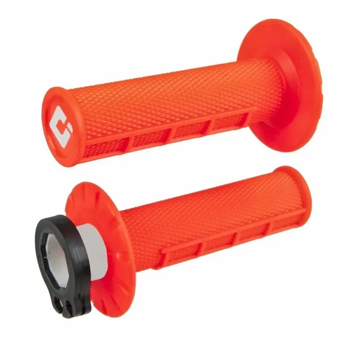 Gratis Versand Odi Griffe MX V2 Lock-On 1/2 Wafffle Grip Neonorange