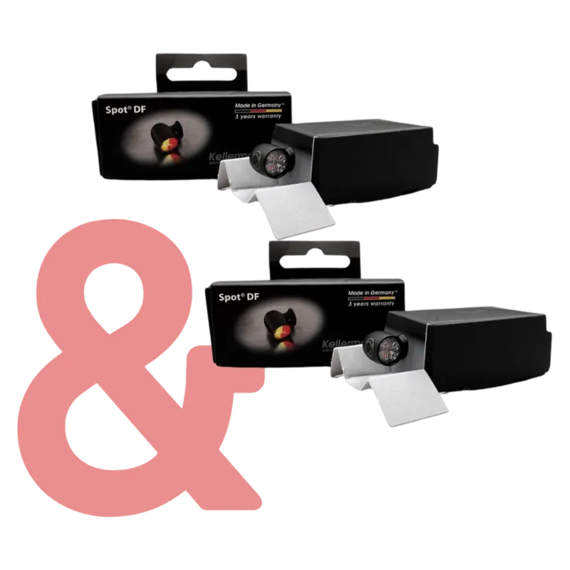 Neu Kellermann Spot DF, schwarz, 199.300, 2 Stück