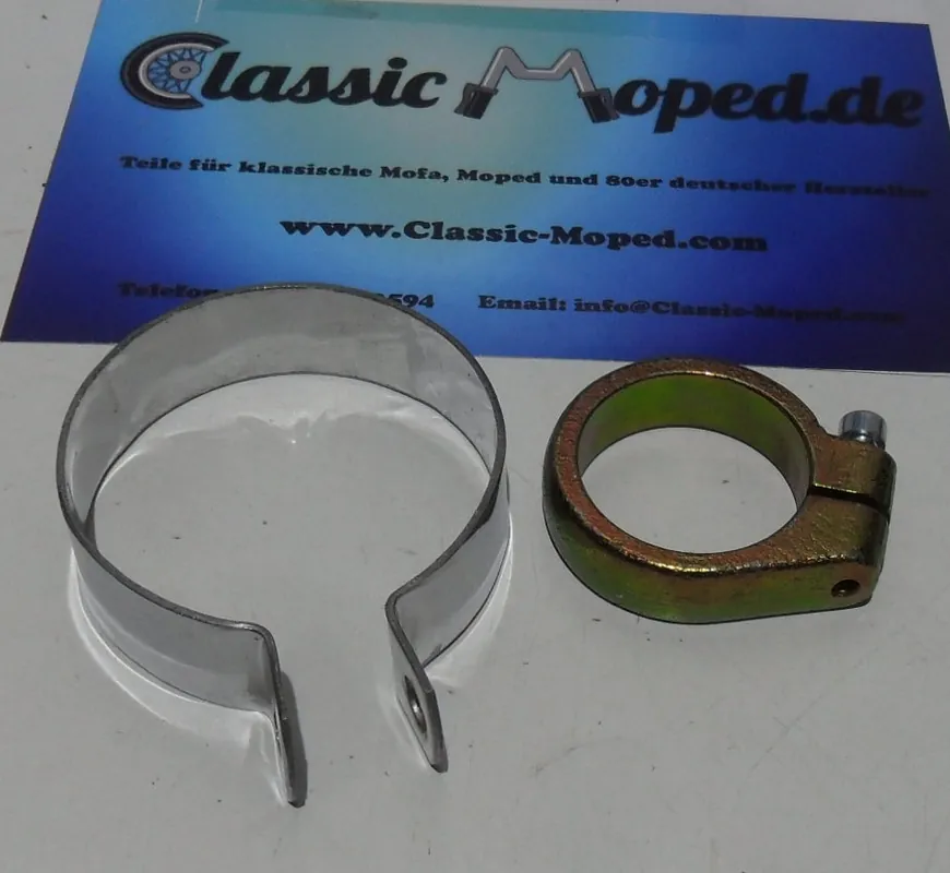 Top-Preis Passend für Zündapp KS80 K 80 1 Satz Auspuff Schellen Krümmer und Topf Neu