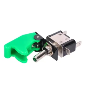 Schalter mit Schutzklappe und LED - grün Direkt Vom Hersteller