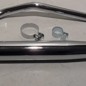 ILO 50ccm Moped Auspuff kurz Krümmer mit Knick Auspuffanlage NEU Must-Have