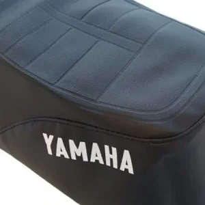 Yamaha DT 50 MX Sitzbank Bezug Sitzbankbezug Satteldecke Schwarz NEU Neu