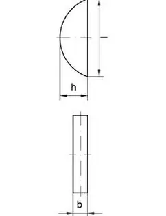 Polradkeil Scheibenfeder Keil Nut Zündung Mofa Moped Roller 3 x 3,0 mm NEU Zertifiziert