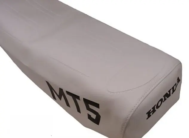 Honda MT 5 Sitzbankbezug Sitzbezug Satteldecke Sitzbank weiss NEU Aktuell
