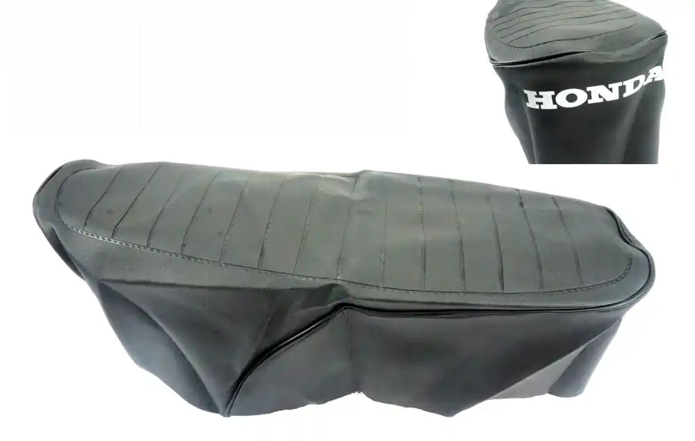 Honda SS50 Moped Sitzbankbezug Decke Sattel Sitz schwarz Haltegriff NEU Ausverkauf