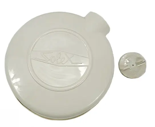 Solex Velosolex S3800 5000 Tank Benzintank Weiss Kuststoff NEU Gratis Versand