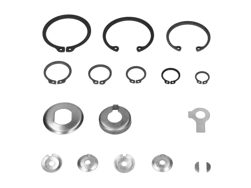 Super-Preis Sicherungsteile Set Motor Keil Lichtmaschine, Sicherungsbleche, Sprengringe für Simson S51, S53, S70, S83, SR50, SR80, KR51/2, M531, M541, M741