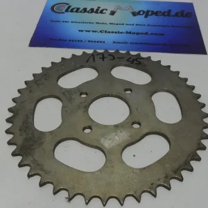 Kettenrad Kynast Mofa K 974 Demm AP25 Smily 45 Zähne NEU Begrenztes Angebot