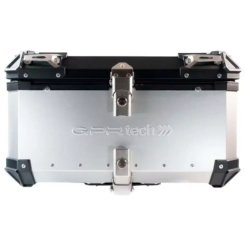 Begrenztes Angebot GPR TECH Topcase ALPI-TECH 55L silber passend für Husqvarna Norden 901