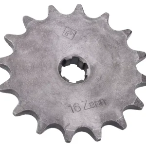 Top-Seller Ritzel / Kettenritzel alte Ausführung 16 Zähne für Simson S50, SR4-1, SR4-2, SR4-3, SR4-4, KR51/1 Schwalbe, Star, Sperber, Spatz, Habicht