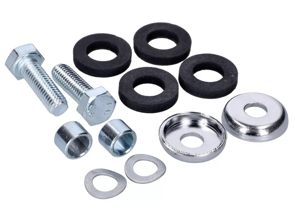 Preiswert Befestigungsteile Beifahrerfußraste rechts und links für Simson KR51/1, KR51/2 Schwalbe