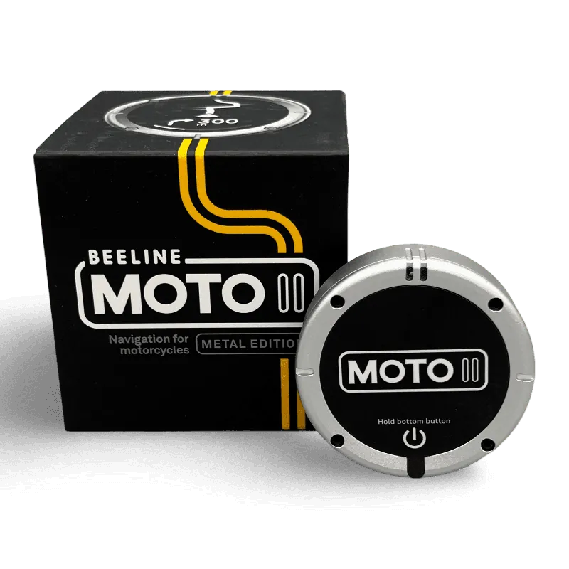 Preisknaller Beeline Moto II Navigationsgerät, Silber Matt, Metall-Gehäuse