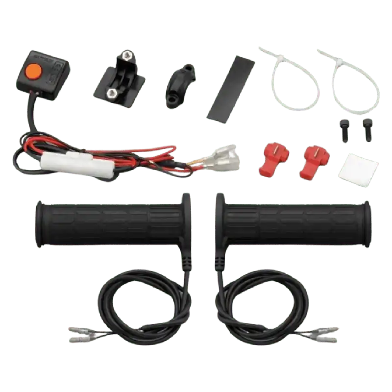 Echt Daytona Heizgriffe, 4 Stufig, 1 Zoll, geschlossenes Ende