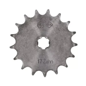 Finale Aktion Ritzel / Kettenritzel alte Ausführung 17 Zähne für Simson S50, SR4-1, SR4-2, SR4-3, SR4-4, KR51/1 Schwalbe, Star, Sperber, Spatz, Habicht