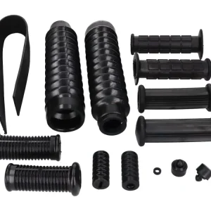 Gummiteile Set Rahmen, Schaltung, Kickstarter, Lenker und Gabel 14-teilig für Simson S50, S51, S53, S70, S83 Echt