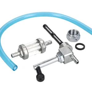 Sichere Zahlung Set - Benzinhahn, Benzinschlauch und Benzinfilter für Simson S50, S51, S70, MZ ETZ, TS, ES