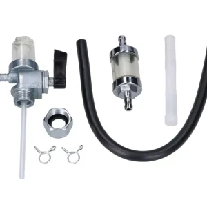 Set - Benzinhahn mit Wassersack, Benzinschlauch und Benzinfilter für Simson S50, S51, MZ ETZ, TS, ES Top-Seller