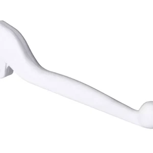Handbremshebel ohne Armatur, abgewinkelt, Kunststoff weiß für Simson S50, S51, S53, S70, S83, SR50, SR80, KR51/2 Neu Im Sortiment