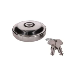 Geprüft Tankdeckel Chrom-Optik (mit Schloss) für Simson S50, S51, SR50, Schwalbe, Sperber, Spatz, Star