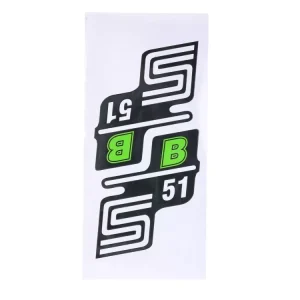 Jetzt Bestellen Schriftzug Set S51 B Folie / Aufkleber grün für Simson S51