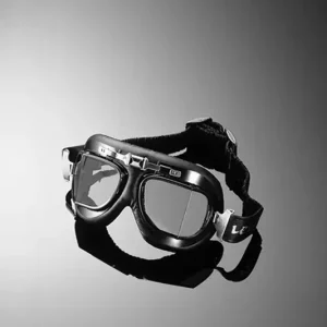 HIGHWAY HAWK Motorradbrille RED BARRON, klare, gerade Gläser Sonderaktion