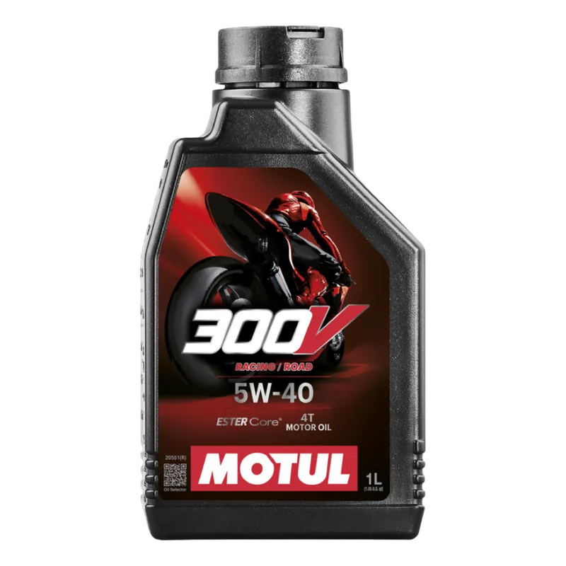 Motul 300V Factory Line Road Racing 4T Motoröl - 5W40 1 Liter Neue Kollektion