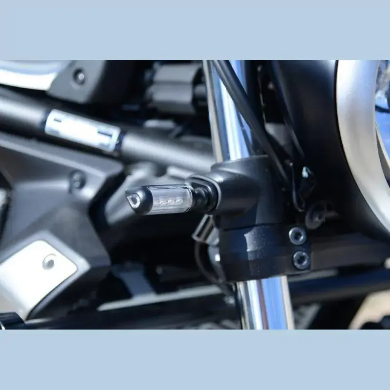 Jetzt Kaufen R&G Micro Blinker Adapter Set vorn passend für Kawasaki Vulcan S ab 2015 / Vulcan Cafe