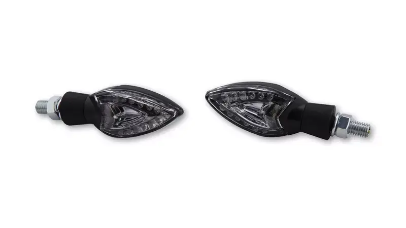 SHIN YO Spades LED Blinker schwarz E-geprüft Abverkauf