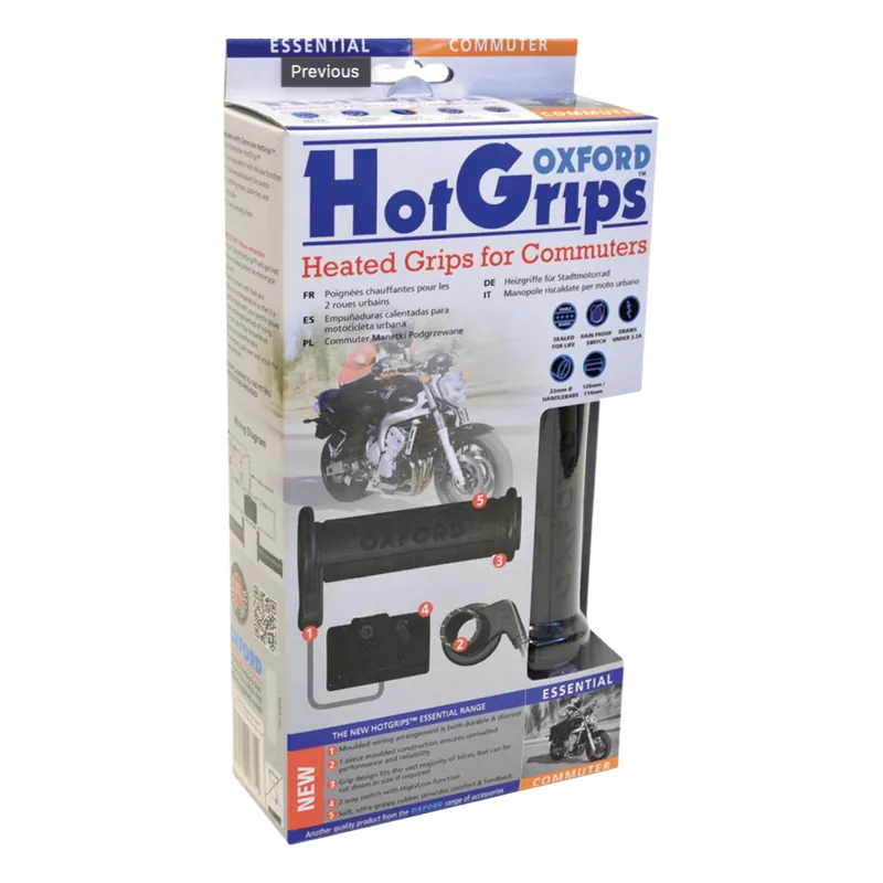 Preis Gesenkt OXFORD Heizgriffe ''Hotgrips®Essential'' - Commuter, 2 Heizstufen