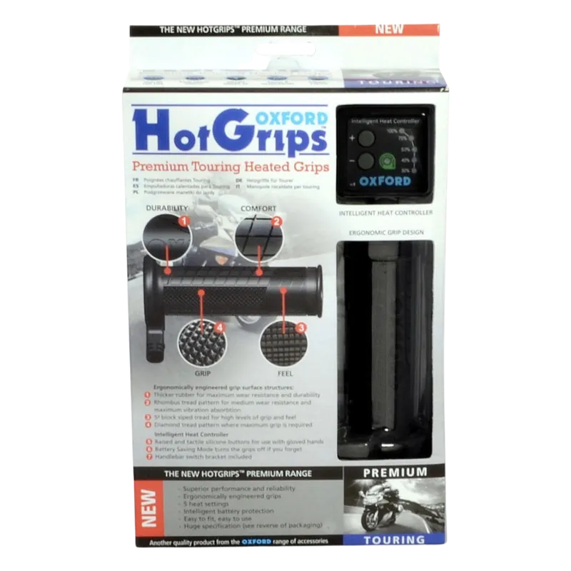OXFORD Heizgriffe ''Hotgrips®Premium'' - Touring, Grifflänge 120 / 110 mm Günstig
