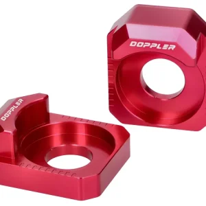 Kettenspanner Gleitstück Set Doppler rot für Beta RR (mit Stahlschwinge) Kracherpreis