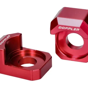 Kettenspanner Gleitstück Set Doppler rot für Rieju MRT 18-, Peugeot XPS, XP7 Finale Aktion