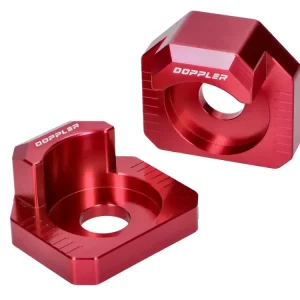 Kettenspanner Gleitstück Set Doppler rot für Rieju MRT, MRX, SMX, Tango, RS3 -17 Mega-Angebot