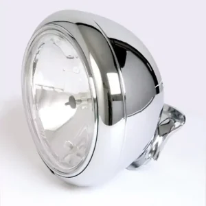 Neu Im Sortiment SHIN YO 7 Zoll Scheinwerfer HD-Style Chrom Klarglas mit unterer Befestigung