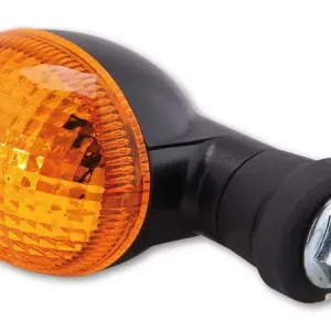 SHIN YO Oval Mini-Blinker schwarz/orange E-geprüft Neue Kollektion