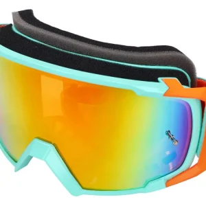 Super-Preis MX-Brille S-Line Scrub blau / orange - Iridium orange