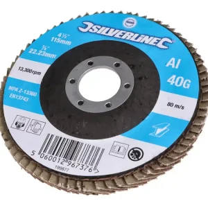 Neuheit Fächerscheibe Korund 115mm 40er Körnung