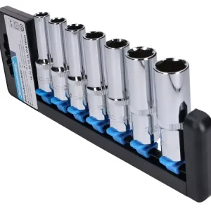 Steckschlüssel Satz lang 7-teilig metrisch 1/2 Zoll 10-19mm Markenware