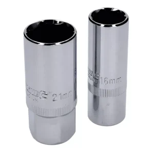 Schnäppchen Zündkerzeneinsatz Steckschlüssel Set 1/2 Zoll 16mm, 21mm