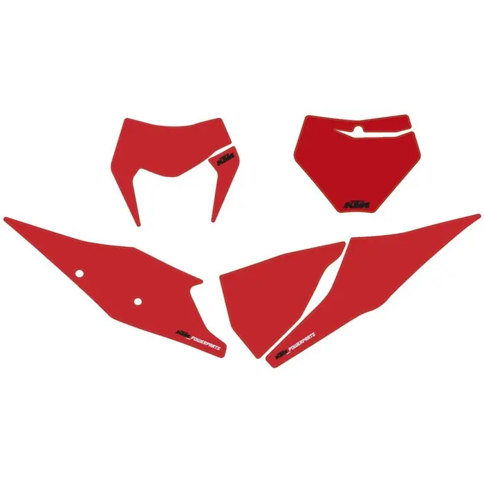 Startnummernfelder rot KTM Preisreduziert