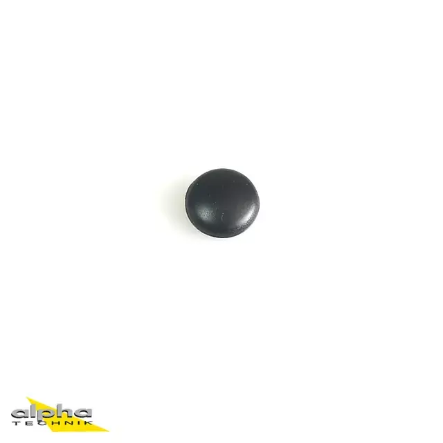 Geprüft Verschluss-Stopfen 10,0 mm (PVC, schwarz)