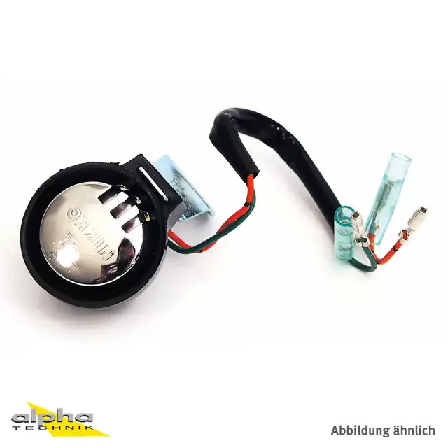 Preisknaller Blinkgeber akustisch 6V mit verchromter Abdeckkappe