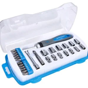 Billig Ratsche / Umschaltknarre Bits und Steckschlüsseleinsätze Satz 28-teilig