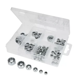 Muttern Sortimentskasten selbstsichernd, metrisch M4-M12 108-teilig Sale